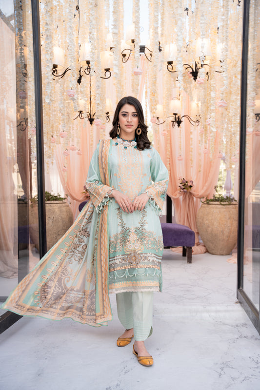 3PC UNIVERSAL DIGITAL Embroidered - 116