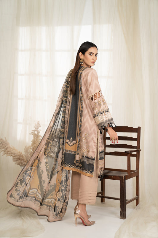 3 Piece UNIVERSAL DIGITAL Embroidered - 122