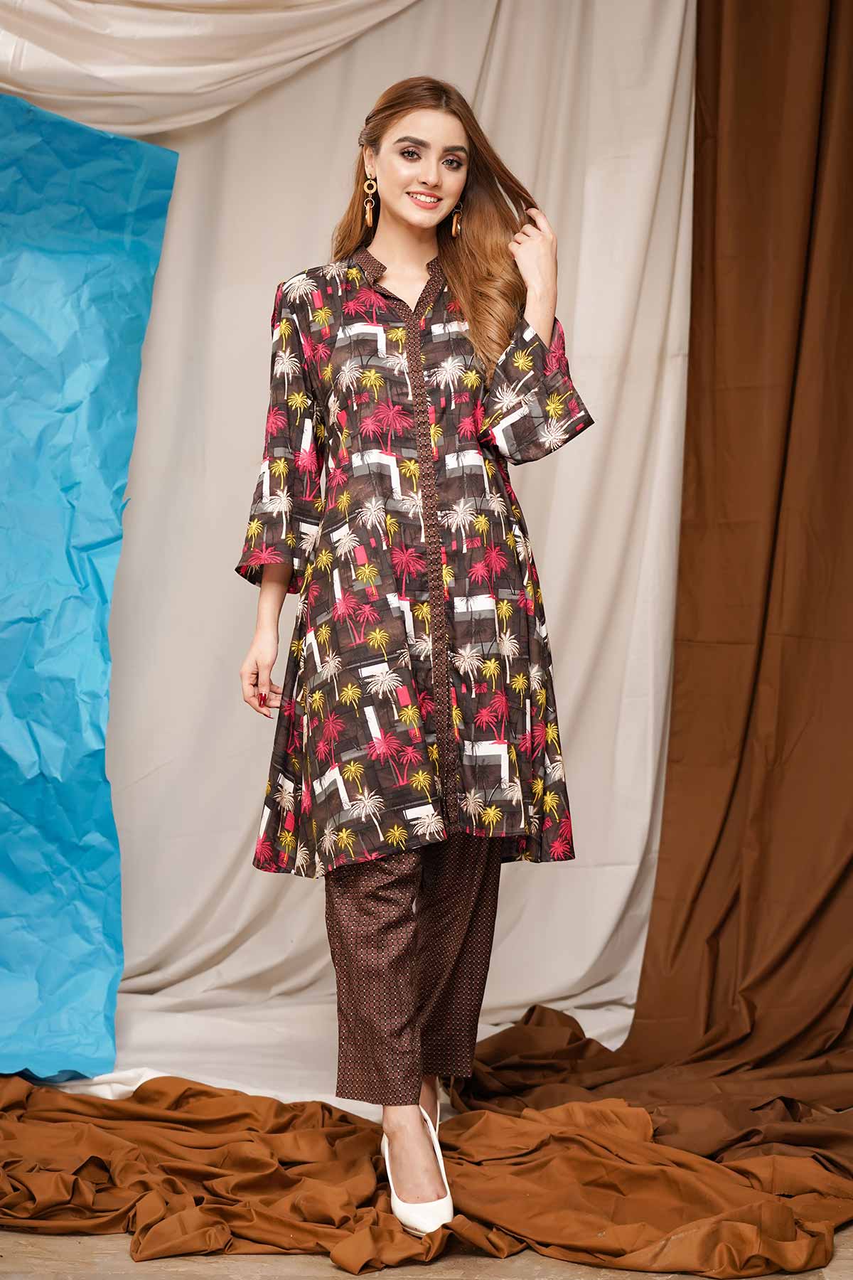 2PC Sidra Linen 2104 C