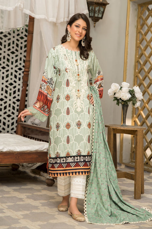 2 Piece Exclusive Unstitched - Classic 18