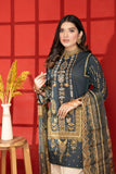 2PC Slub Lawn Suit - LDS 588