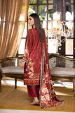 3PC Printed Embroidered Suit - LDS 745