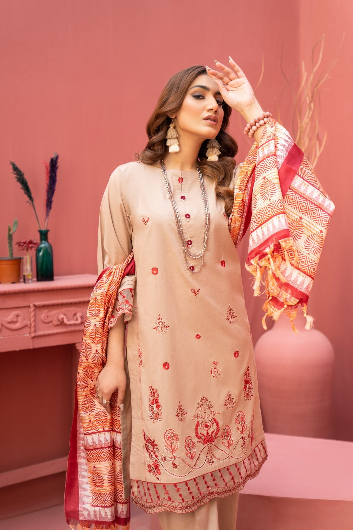 3PC Zari Jacquard - LDS 771