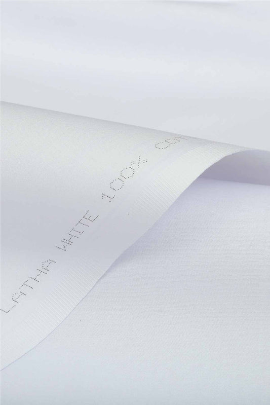 UNSTITCHED | LATHA - WHITE